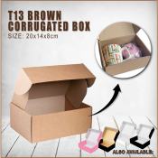 1pc Brown Corrugated Box for Mug Gift (Brand: N/A)