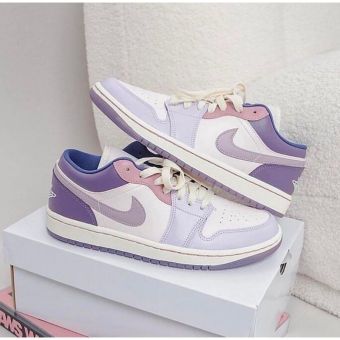 Giày thể thao nam Nike Air Jordan 1 Low Pastel Purple unisex