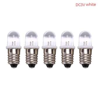 Greenwind 5 Cái E10 Bóng Đèn Led DC 3V 4.5V Bóng Đèn Dụng Cụ Bóng Đèn Chỉ Báo