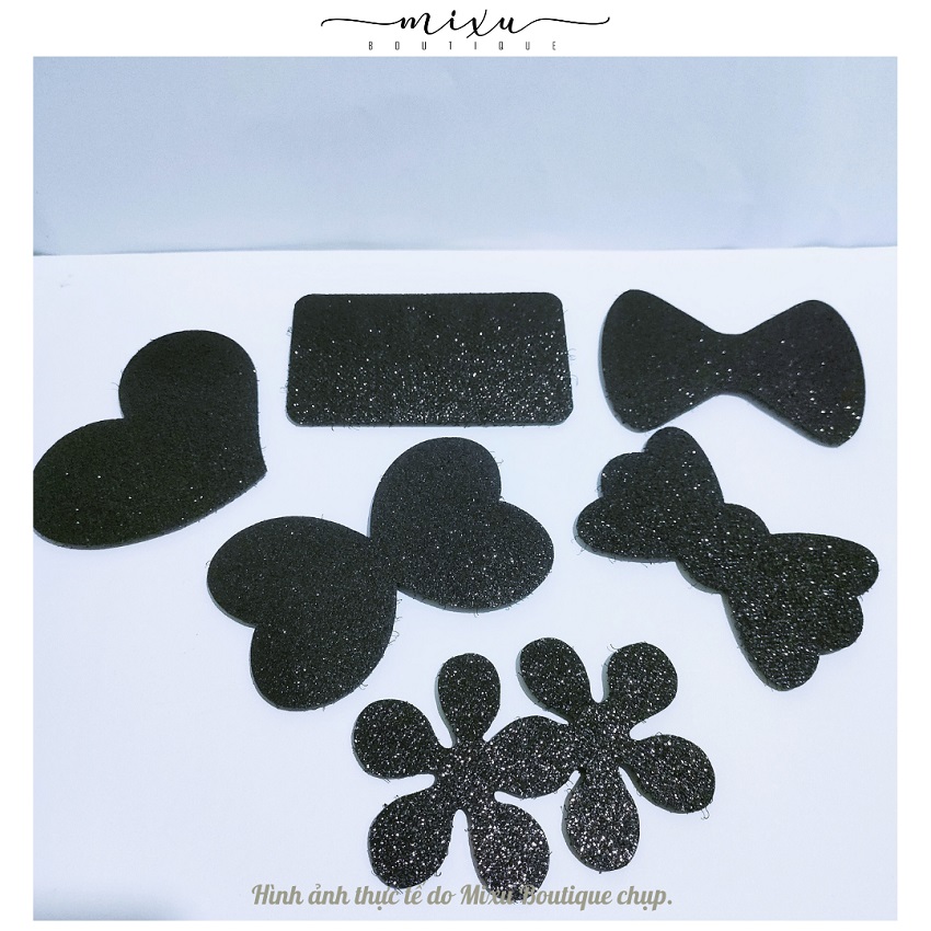 Miếng dán tóc mái kim tuyến, miếng dán tóc trang điểm Mixu Boutique phong cách Hàn Quốc dễ thương