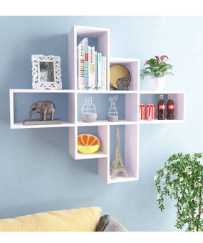 Kệ treo tường trang trí gỗ