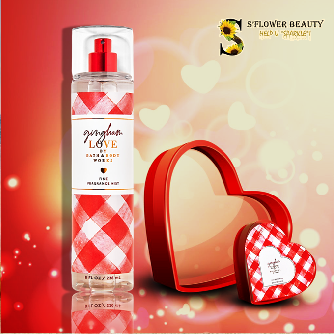 Gingham love | xịt thơm nước hoa lưu hương toàn thân bath & body work fine fragrance mist