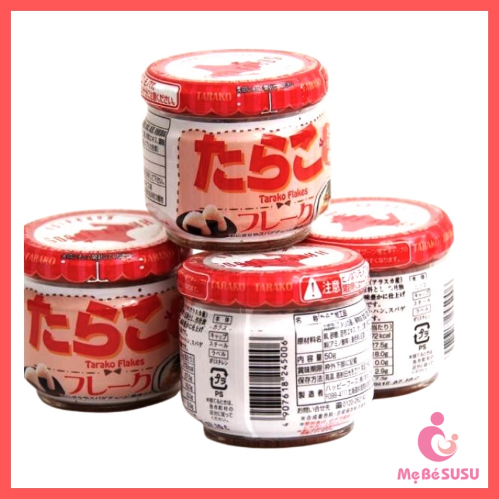 Ruốc cá hồi ăn liền, trứng cá tuyết Nhật ăn dặm [DATE 5/2025]