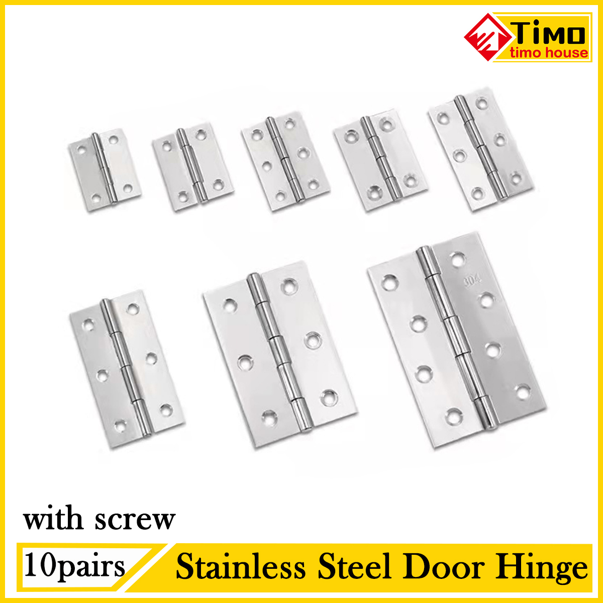 1 Inch Mini Hinges For Wooden Box – 8-Piece Set With Screws, Oil Rubbed Bronze