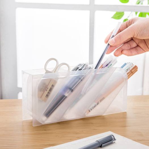 Kệ đựng bút BeBel kệ để bút basic BW hộp đựng bút để bàn nhiều ngăn Muji văn phòng phẩm