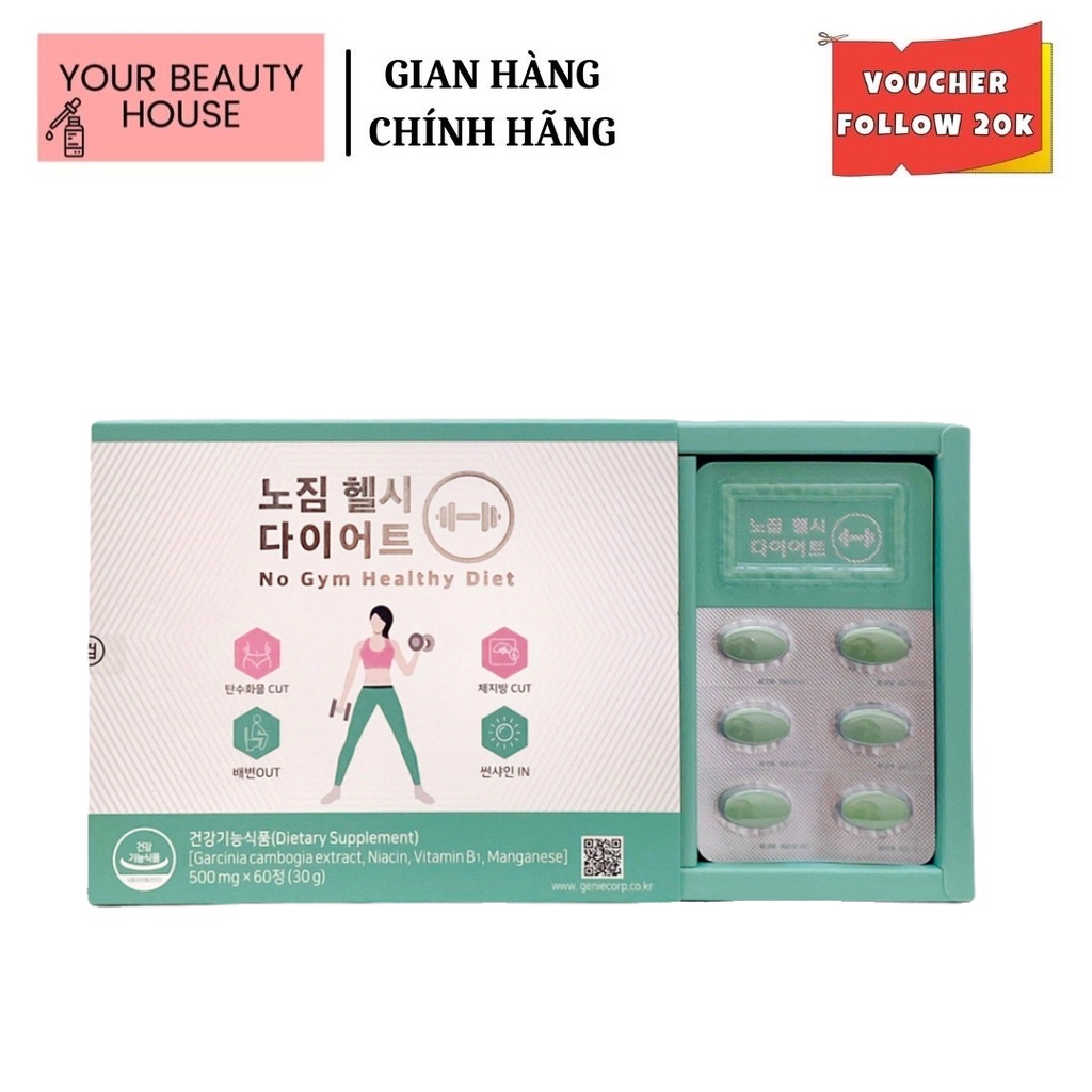Viên uống thải mỡ giảm cân no gym heathly diet