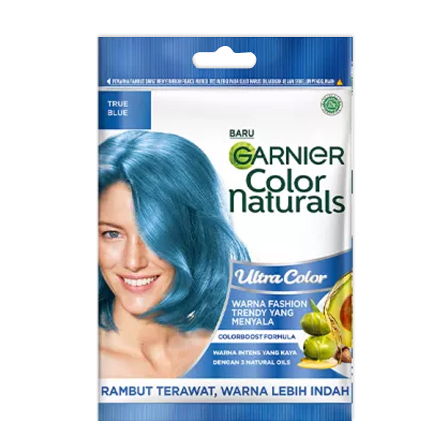 Garnier Color Naturals Ultra Color True Blue 30 ml - Semir Rambut Sachet Biru