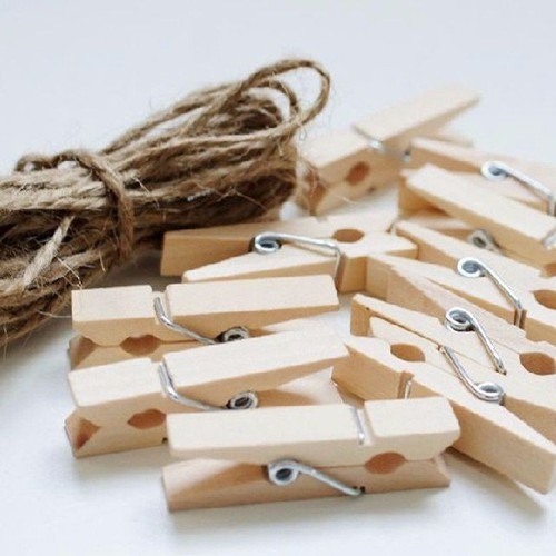 Kẹp gỗ treo tranh ảnh trang trí