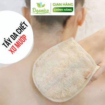 Găng tay tắm Tẩy Da Chết  Bao tay tắm Tẩy Da Chết, Xơ Mướp Tự Nhiên, Hàng VNXK, Nhật, Mỹ, Hàn, Ba Lan _ OGANICO