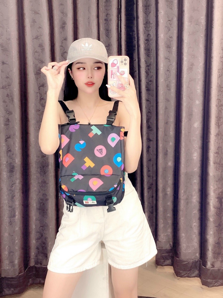 Túi bao tử, túi đeo chéo, túi xách, túi balo Adas họa tiết đa năng. Hàng VNXK cao cấp