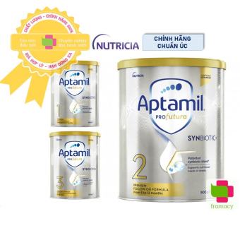 Sữa Aptamil Úc số 1, 2, 3 cho bé 900g