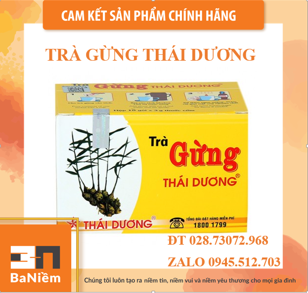 Trà gừng thái dương