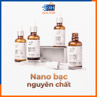 Nano bạc nguyên chất diệt khuẩn |  Nano silver | Bạc tươi (Ag) - 50ml