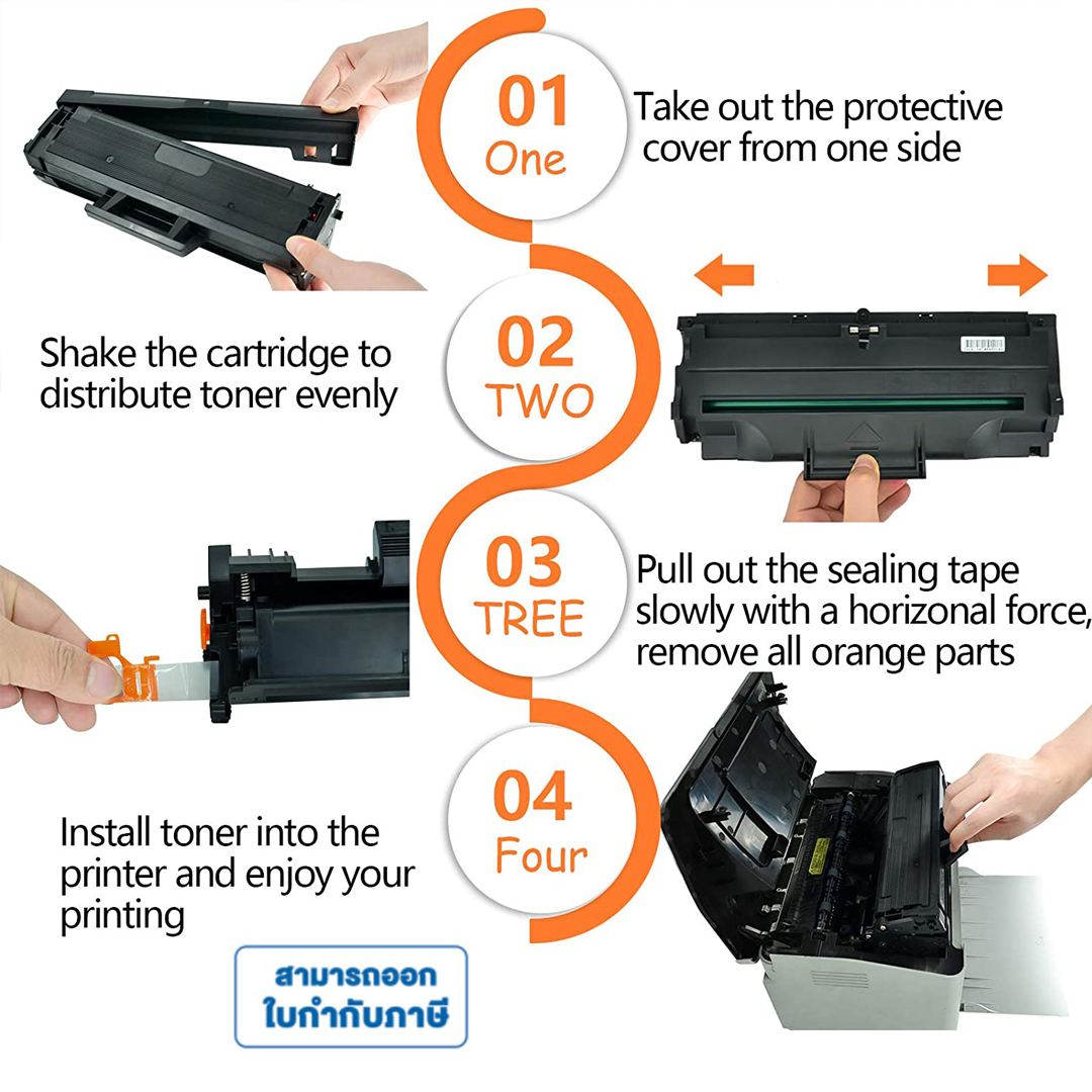 Samsung Xpress M2020 / M2020W / M2022 / M2022W / M2026 / M2070 / M2070W / M2021 / M2071 Mlt- D111S Premium (Black) ราคา 239 บาท*ส่งฟรี