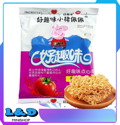 Mì Tôm Trẻ Em Heo Hồng Vị Cà Chua 55gr