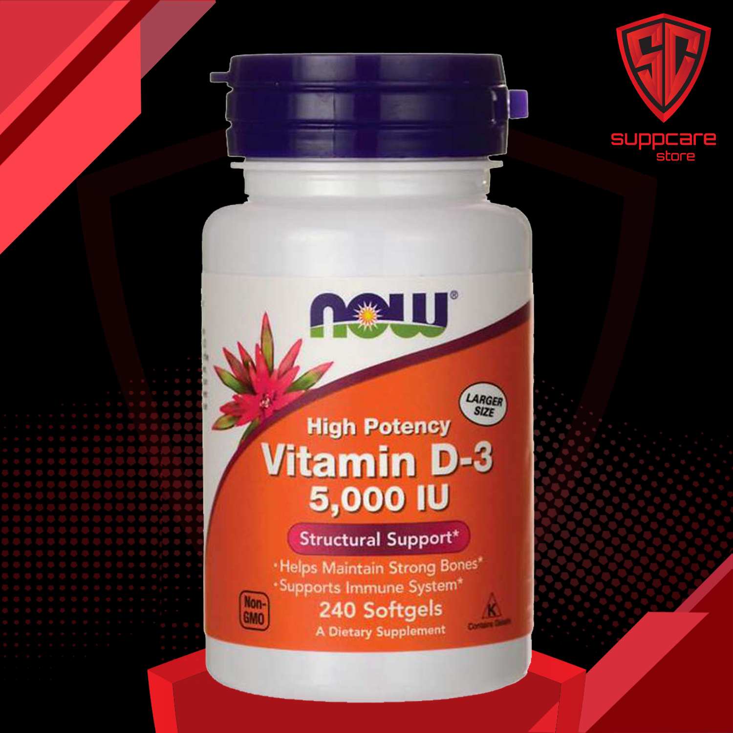 Vitamin D3 Tăng Sức Đề Kháng Now Vitamin D3 5000IU