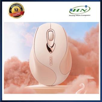 Chuột không dây INPHIC M8 với màu sắc nữ tính và thiết kế dễ thương kết nối bằng chip USB 2.4GHz