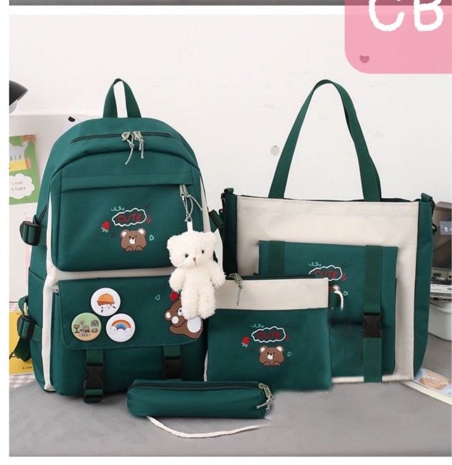 Balo combo 4 món cute mới