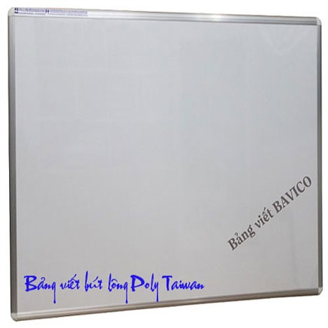 [HCM]Bảng viết bút lông Poly Taiwan BAVICO BVC0119 KT 60x80cm(Trắng - không kẻ)