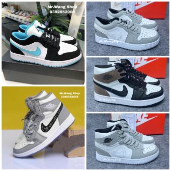 Giày thể thao nam nữ Nike Jordan1 cổ cao cổ thấp 36-44