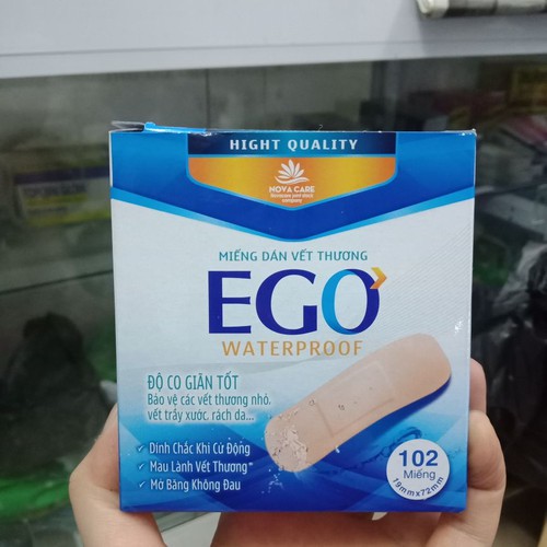 Băng dính cá nhân EGO hộp 100 miếng