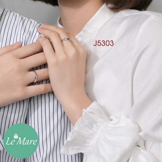 Nhẫn đôi bạc thời trang Le'mare Jewelry J5303
