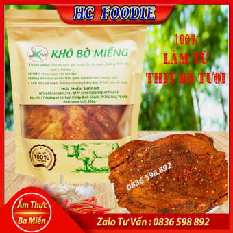 Bịch 150Gr Khô Bò Miếng Cay Thượng Hạng