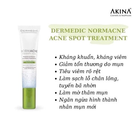 Kem chấm mụn Dermedic Normacne Acne Spot Treatment 15ml