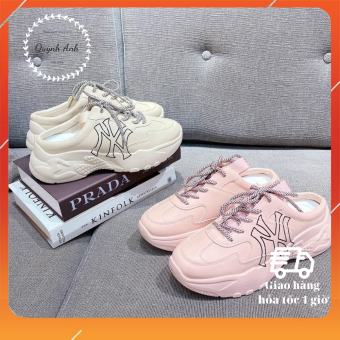 Giày Sục Thể Thao Đế Độn ,Sục Snaeker NY Nữ Cao Cấp (Hình ảnh shop tự chụp)