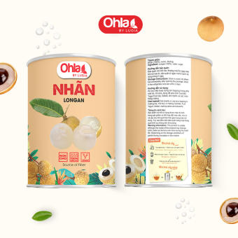 Trái cây tươi đóng lon Ohla 950g - Nhãn