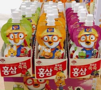 Nước hồng sâm Paldo Pororo Hàn Quốc- Thức uống cho bé