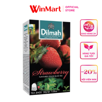 Trà hương dâu Dilmah hộp 30g