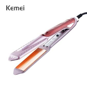 Máy Bấm Tóc Xù Bản Lớn Chỉnh Nhiệt Kemei Km 473