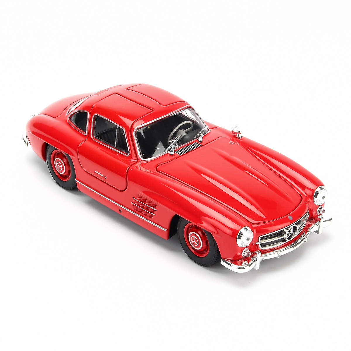 Mô hình xe mercedes 300sl 1:24 welly- 24064w- red