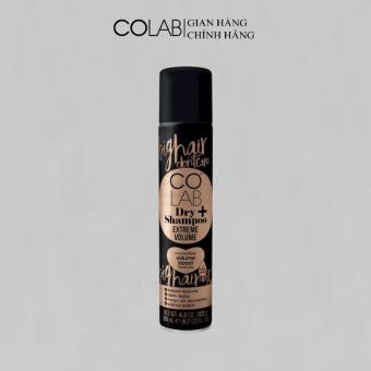 Dầu gội khô COLAB (Extreme Volume) 200ml| Giúp tóc phồng gấp 5 lần chỉ sau 5s Anh Quốc