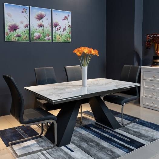 Bàn ăn thông minh mặt đá T839