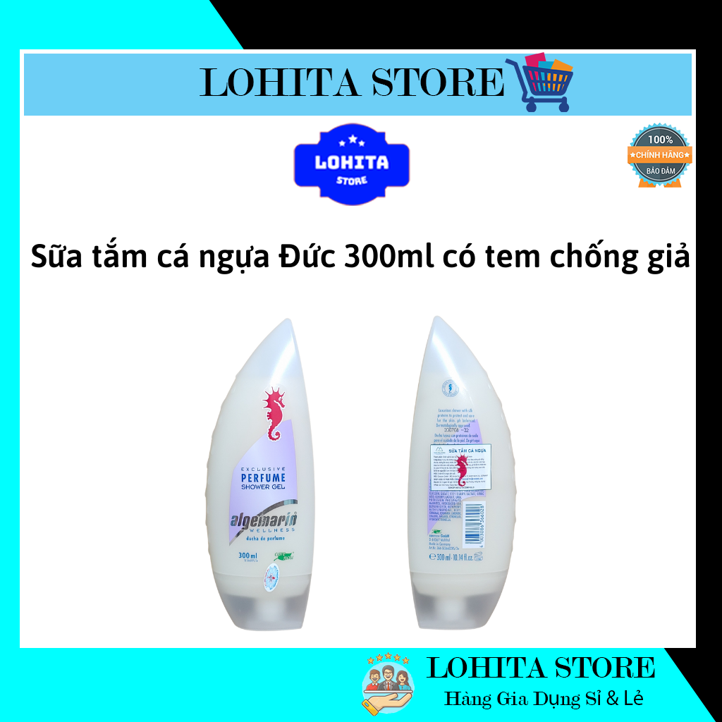Sữa tắm cá ngựa Đức Algemarin Perfume 330ml chính hãng có tem nhập khẩu