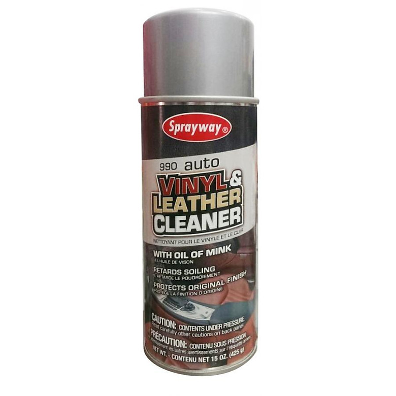 Chai xịt vệ sinh và bảo vệ đồ da Sprayway Vinyl & Leather Cleaner ONZCA SHOP