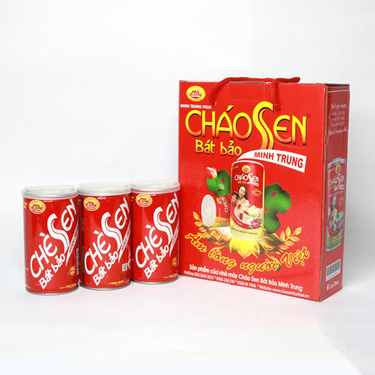 Chè sen bát bảo Minh Trung set 3 lon