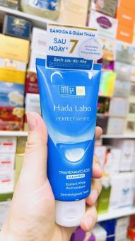 Sữa rửa mặt sạch sâu, dưỡng trắng Hada Labo 80g