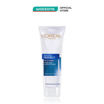 Sữa Rửa Mặt L'Oreal Paris Skincare Sáng Da White Perfect 100ml
