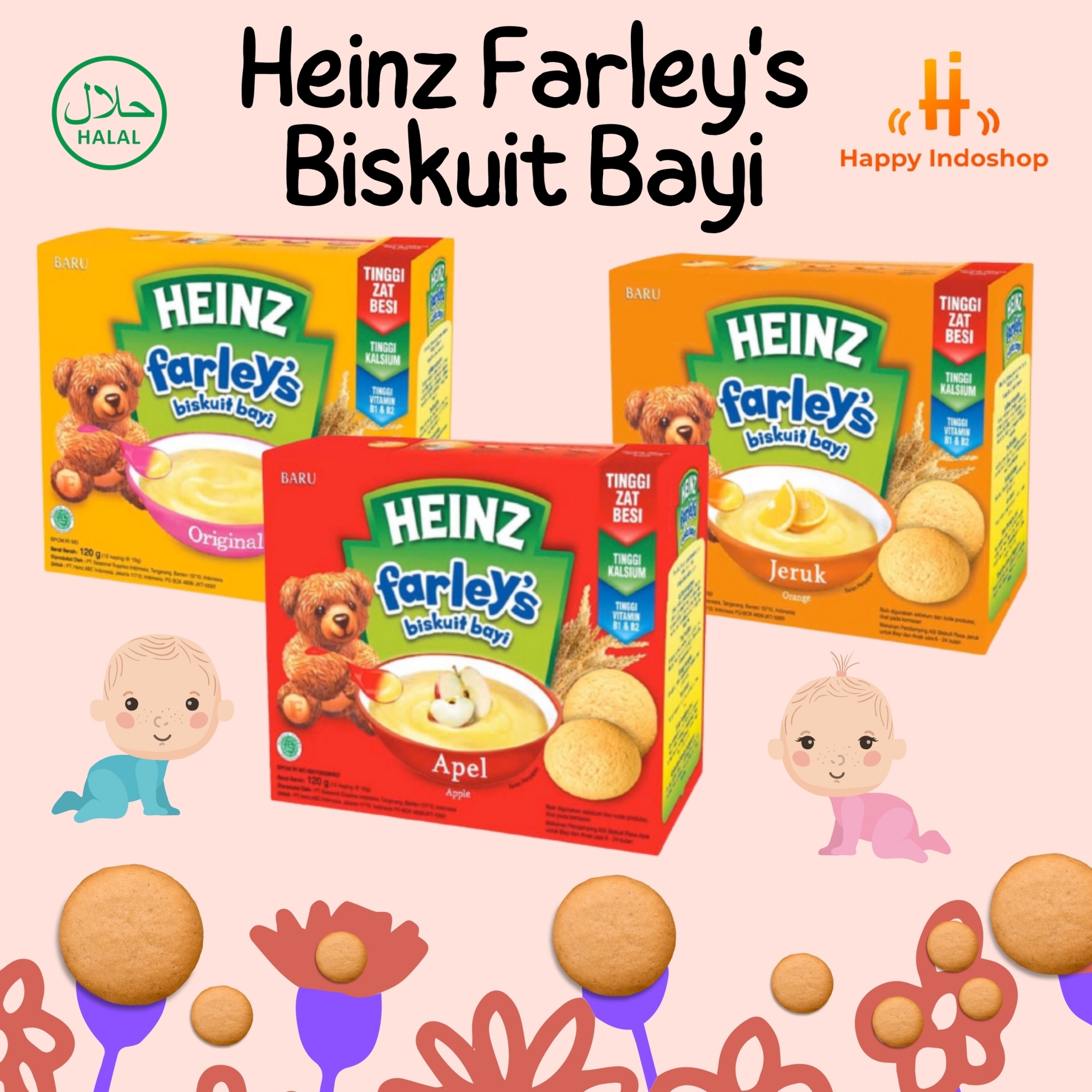 Heinz Puree Baby Food 110G Assorted Flavors For Healthy
