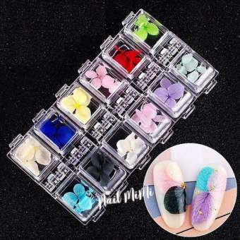 Hoa Khô Trang Trí Móng Set 12 Màu