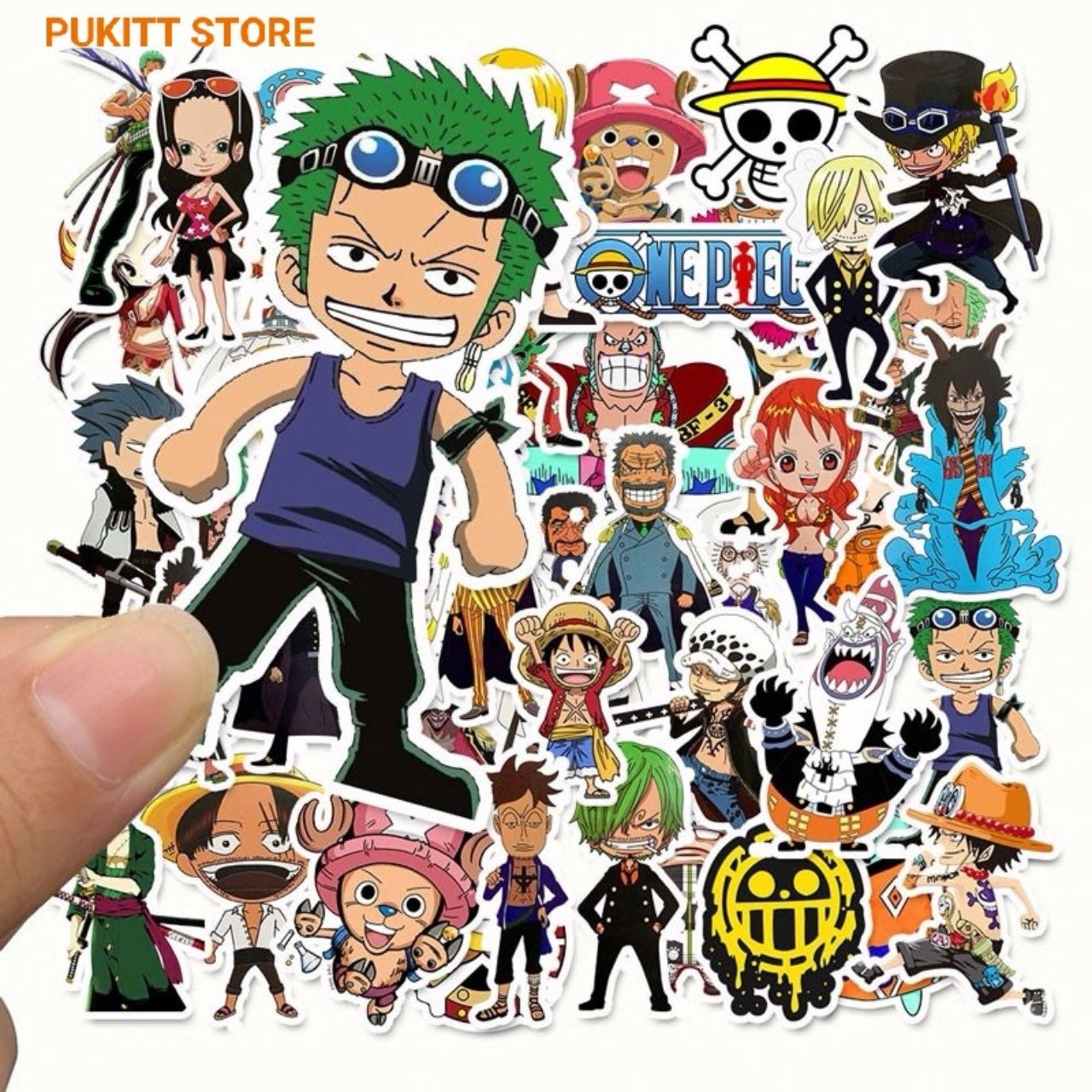 💕Anime Cartoon Tattoo Sticker One Piece Mũ rơm Luffy Hình xăm lâu dài  không thấm nước AIRRIE✨ | Lazada.vn