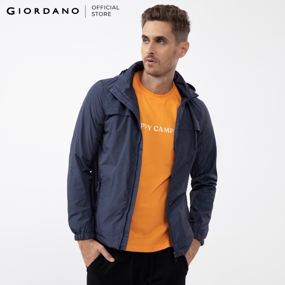 Giordano áo khoác đông dài tay nam 01071007