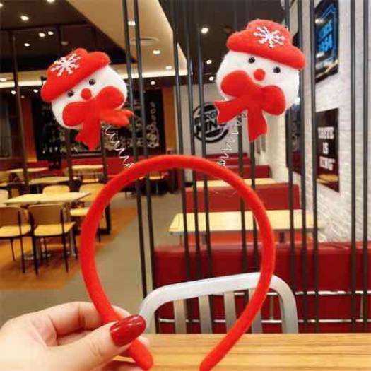 Bờm cài tóc noel lấp lánh dễ thương giao ngẫu nhiên