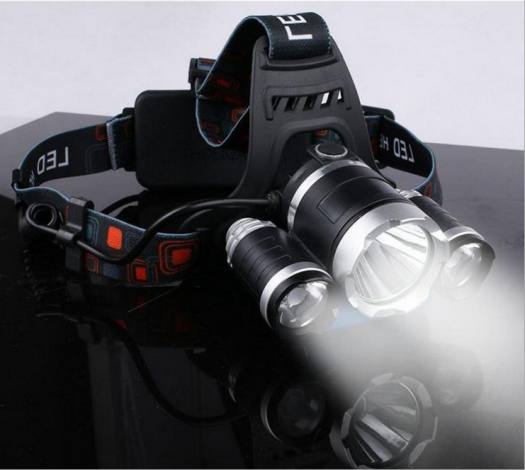 Đèn pin siêu sáng nhập khẩu chính hãng - Đèn pin đội đầu 3 bóng siêu sáng-T6 ,tích hợp 3 đèn led với khả năng chiếu xa lên tới 1000m Bảo Hành 12 Tháng
