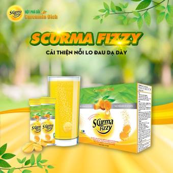 combo 2 hộp SCurma Fizzy - Viên sủi tinh chất nghệ đột phá Nano Curcumin