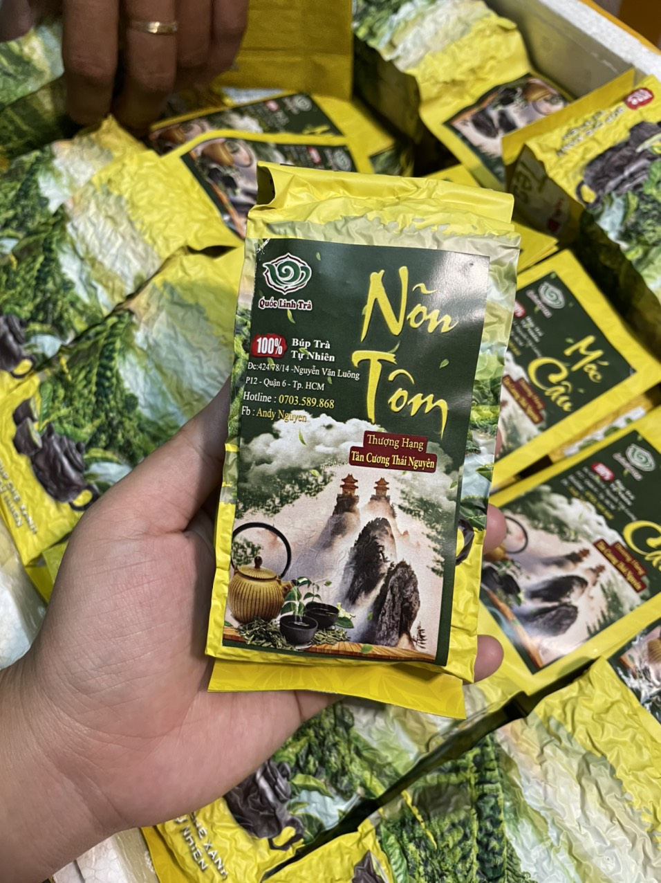 Trà nõn tôm thượng hạng 100gr