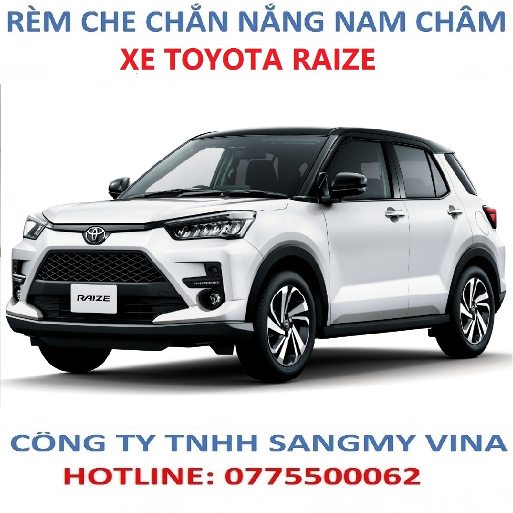 Rèm che chắn nắng nam châm xe toyota raize